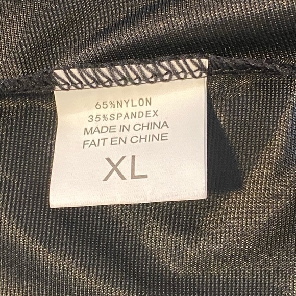 😍2/$20 NWT Avidlove Sz XL Black Satin Lace Teddy Lingerie - Picture 8 of 9